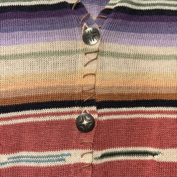 Ralph Lauren Country 90s Vintage Rare Western Aztec Southwest Sweater Cardigan - Picture 12 of 15